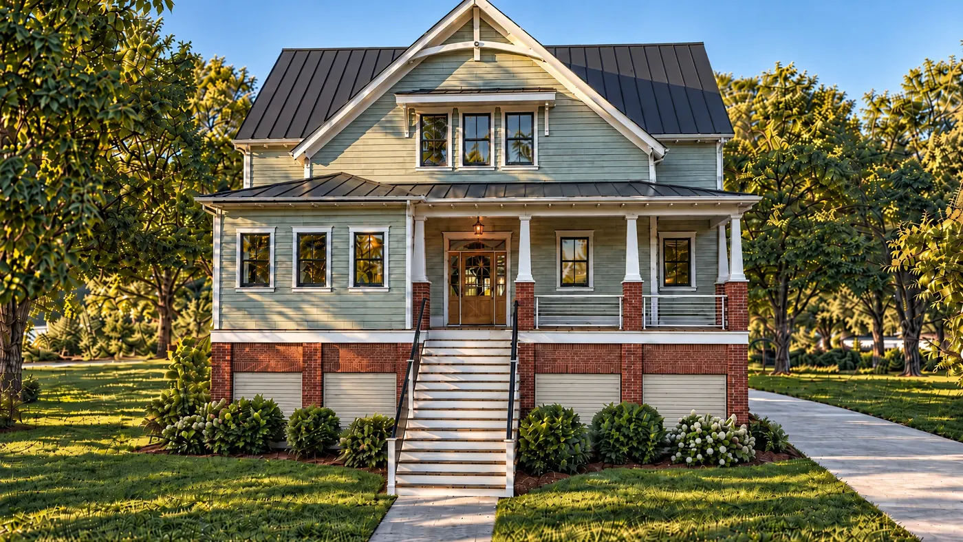 The Lowell front as a finished photoreal render